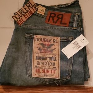 Double RL Slim Fit Jeans.